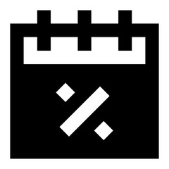 Fototapeta premium Grab this premium quality linear icon of discount schedule