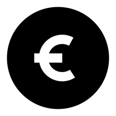 
A very well designed linear icon of euro 

