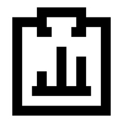 Fototapeta premium A very well designed linear icon of business report