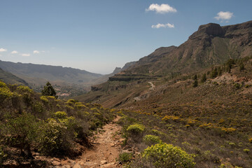 Senderismo en el Barranco de Fataga, Gran Canaria