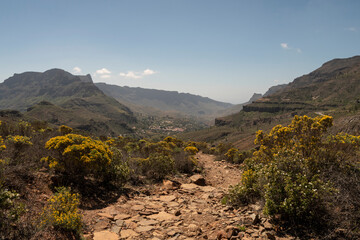 Senderismo en el Barranco de Fataga, Gran Canaria