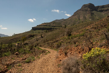 Senderismo en el Barranco de Fataga, Gran Canaria