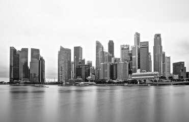 Fototapeta na wymiar Singapore CBD skyline
