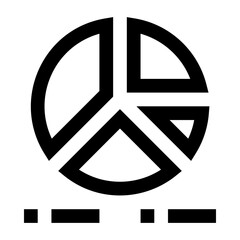 
Grab this premium quality linear icon of slice chart 

