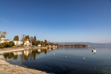 Romantisches Wasserburg am Bodensee