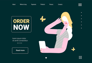 girl in a hat holding a smartphone