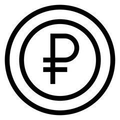 
Have a look at this premium linear icon of peso coin

