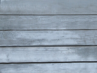 The wall is made of planks with a textured surface of light blue color