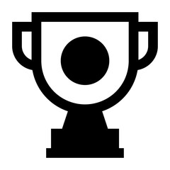 
A very well designed linear icon of trophy 

