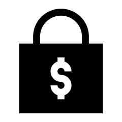 
Financial security in linear style creative icon 

