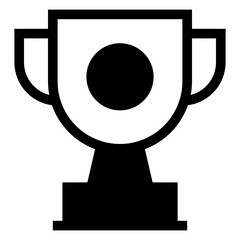 
A very well designed linear icon of trophy 

