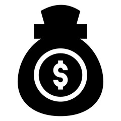 
Grab this creative linear icon of money bag 

