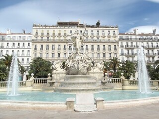 Denkmal auf dem place de la liberté in Toulon, Frankreich