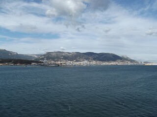 Panorama von Toulon, Frankreich