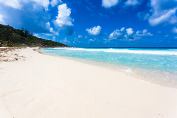 Plage de Petite Anse, la Digue, Seychelles 