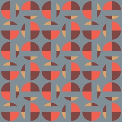 Simple abstract seamless pattern - decorative accent for any surfaces.