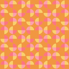 Simple abstract seamless pattern - decorative accent for any surfaces.