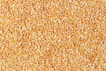 Pea groats. Healthy food concept. Background.