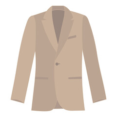 men's jacket on white background