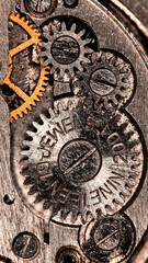 desktop wallpaper, metal clockwork gears 