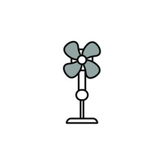 Illustration Vector graphic of stand fan icon