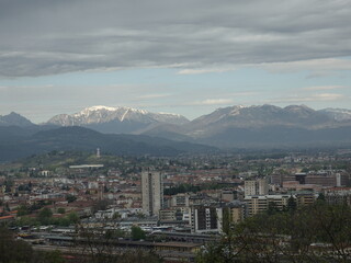 Panorama of the city of Vicenza
