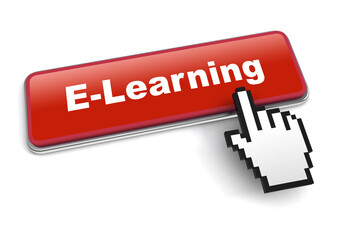 e learning concept 3d illustration isolated