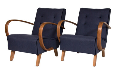 Pair Vintage Armchairs