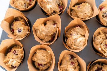 Cranberry muffins