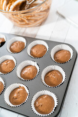 Chocolate raspberry cupcakes