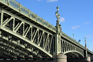 bridge over the river city old town Saint Petesburg city ​​walk architecture