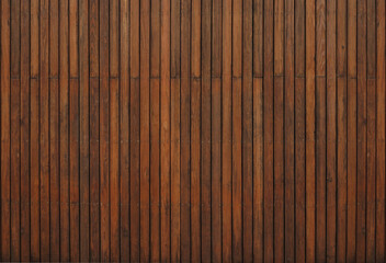 Full frame shot grungy brown wooden plank wall texture for background.