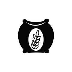 seed sack icon illustration isolated