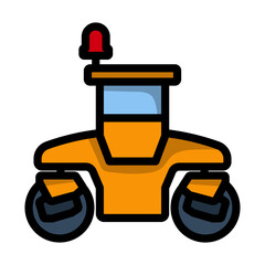 Icon Of Road Roller