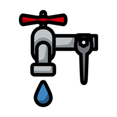 Icon Of Wrench And Faucet