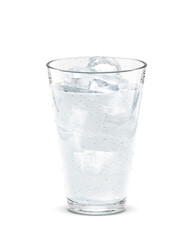 グラス スポーツドリンク 飲み物 氷 イラスト リアル 汗