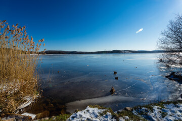 Bostalsee at a cold SunnWinterday