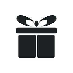 Gift box flat icon