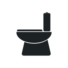 Flat icon toilet Illustration design