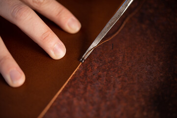 Tailor leather work crafts craftsmen manual work Shoemaker