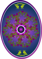 yin yang symbol with background