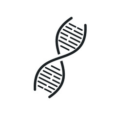 DNA Chromosome line icon