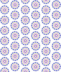 pattern with circles along with white background