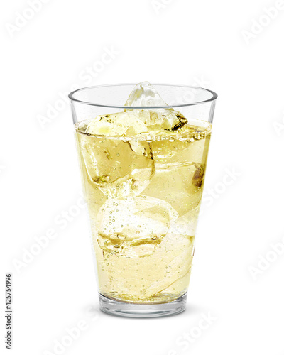 グラス ジンジャエール 飲み物 氷 イラスト リアル Cider Poster Cid Akaomayo