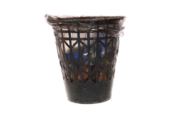 trash bin isolated on white background