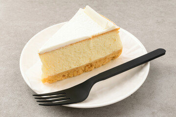 Slice of savory and sweet cheesecake
