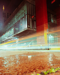 MASP during night, long exposure picture 