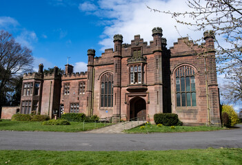 The exterior of Frankby Hall Wirral March 2021