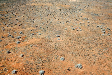 Flat desert plain with no trees