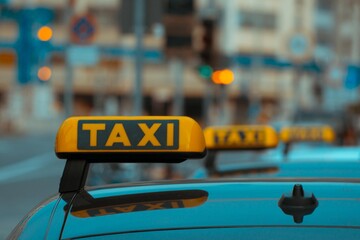 Taxi sign/ deutsches Taxizeichen